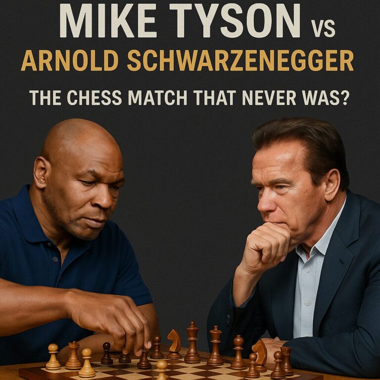 Mike Tyson vs Arnold Schwarzenegger chess match 2021