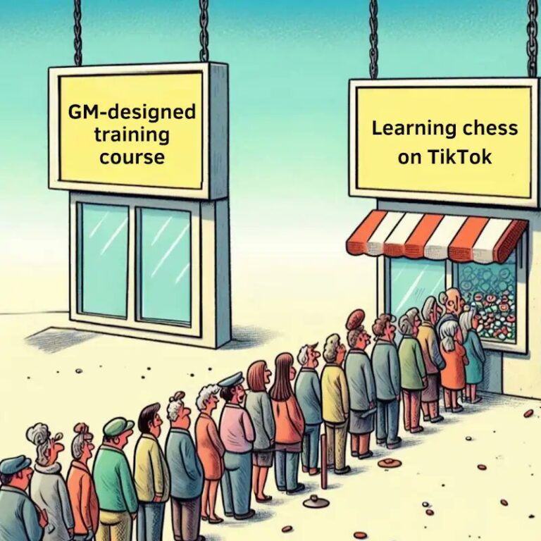 GM-designed training course vs Learning chess on TikTok