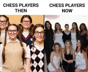 Female Chess Players then and now