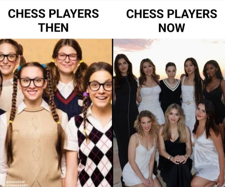 Female Chess Players then and now