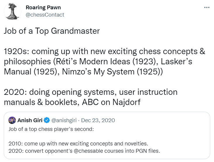 Job of a Top Grandmaster