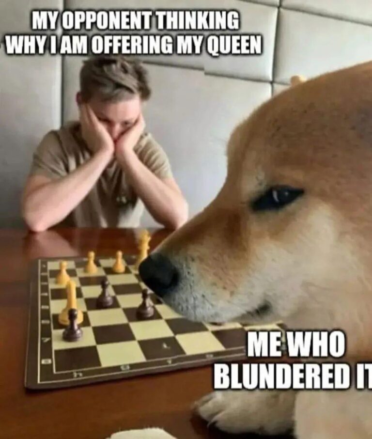 Queen Blundering meme
