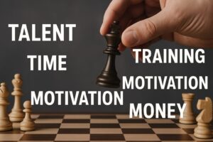 Talent Time Training Motivation Mindset Money Chess Journey