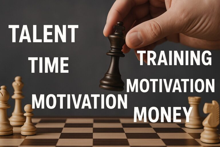 Talent Time Training Motivation Mindset Money Chess Journey
